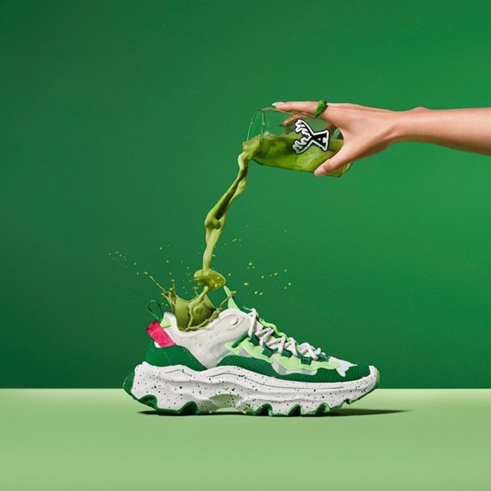 Sorel x Alfred Coffee Sneakers in Matcha